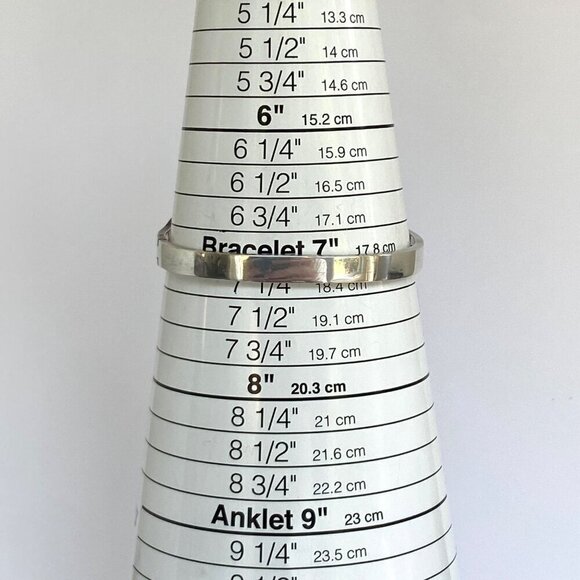 Taxco Sterling Silver Mexico Sandcast Turquoise Modernist Hinged Bangle Bracelet - Picture 8 of 16